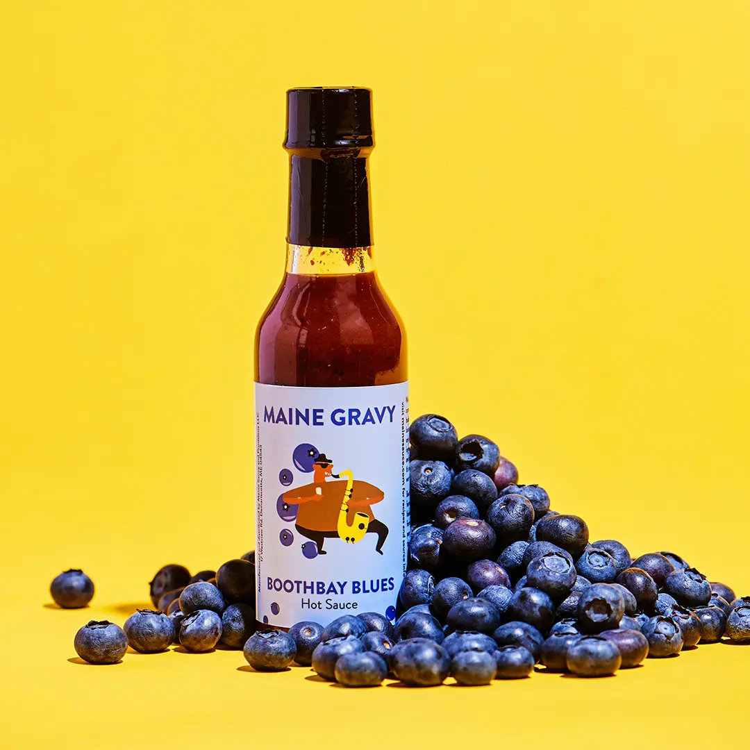 Blueberry Hot Sauce from Maine Boothbay Blues Maine Gravy