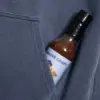Maine Gravy Dave Flussman Hoodie pocket with bottle